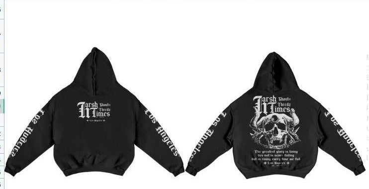 HARSH TIMES HOODIE