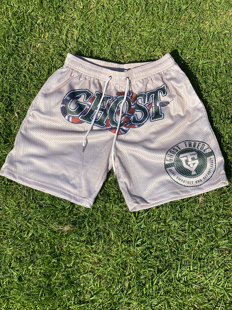 SNAKE MESH SHORTS