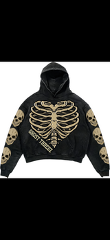 Oversized skull hoodie