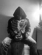 Oversized skull hoodie